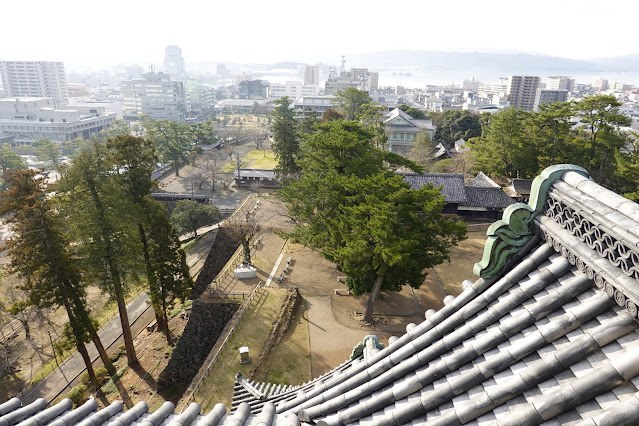 島根県松江市内中殿町 松江城 天守からの眺望