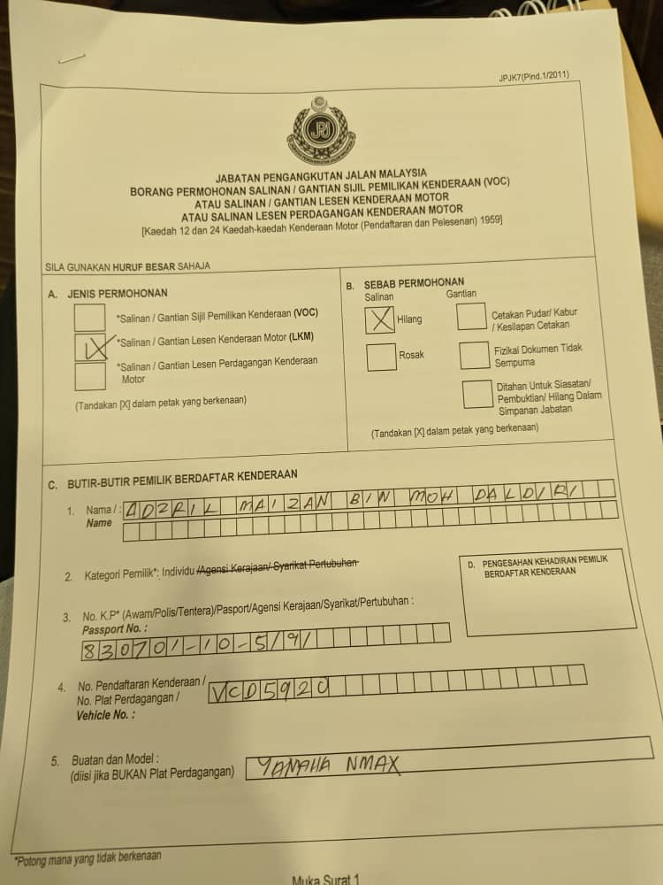 Cara Sebenar Dapatkan Semula Roadtax Cukai Jalan Yang ...