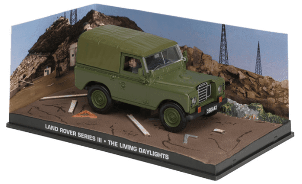bond in motion 1:43 eaglemoss, land rover series iii 1:43 the living daylights
