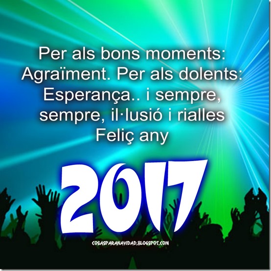Per als bons moments, Agraïment. Per als dolents, Esperança Per als bons moments, Agraïment. Per als dolents, Esperança