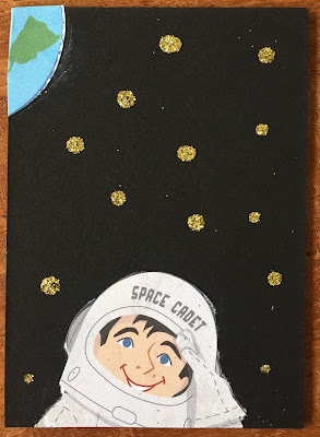 Astronaut ATC (Artist Trading Card)