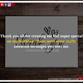 Thank you quotes for birthday wishes | Thank You Messages for Birthdays | Thank you messages for birthdays | Birthday thanks message