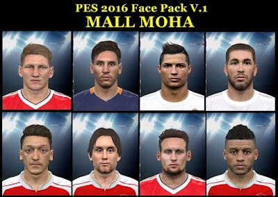 PES 2016 FacePack V.1 by Mall Moha