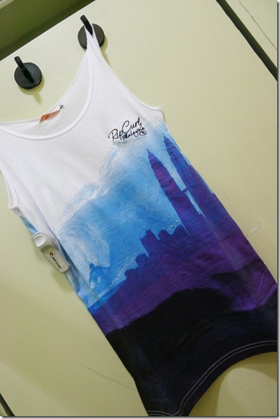 Rip Curl Malaysia tank top with Twin Towers