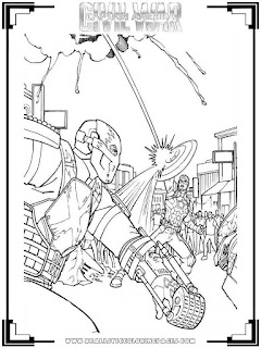 coloring pages of captain america civil war