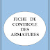 " FICHE DE CONTROLE DES ARMATURES "