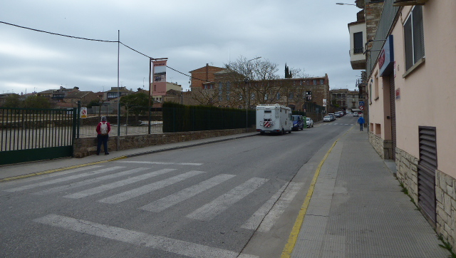 Guissona: estacionament al c. del Tint