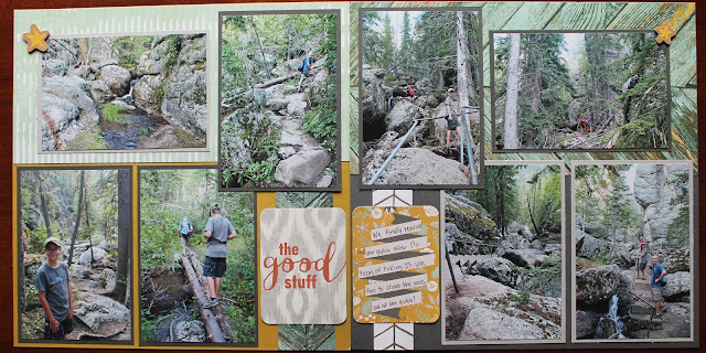 Sunday Gulch Trail Custer Park Scrapbook page layout South Dakota