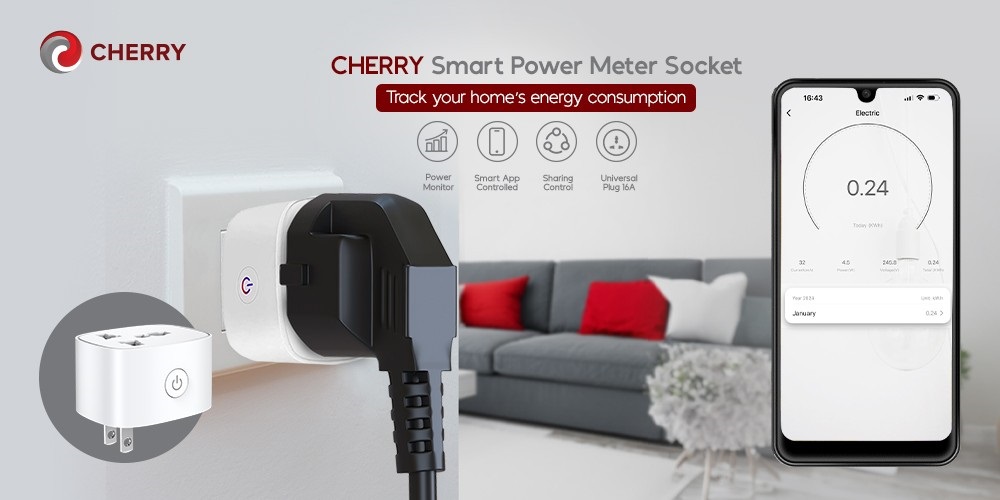 CHERRY Smart Power Meter Socket