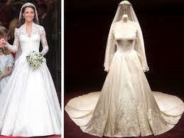 Baju pengantin Kate Middletone