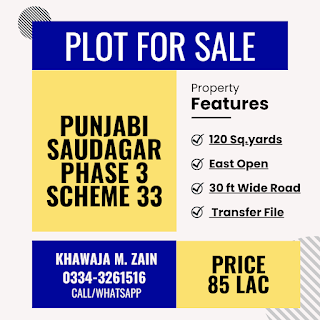 120 sq.Yards plot in Punjabi Saudagar phase 3