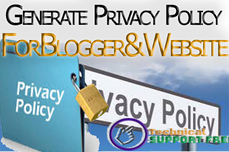 How to add Privacy Policy in blogger with complete Guide and words.