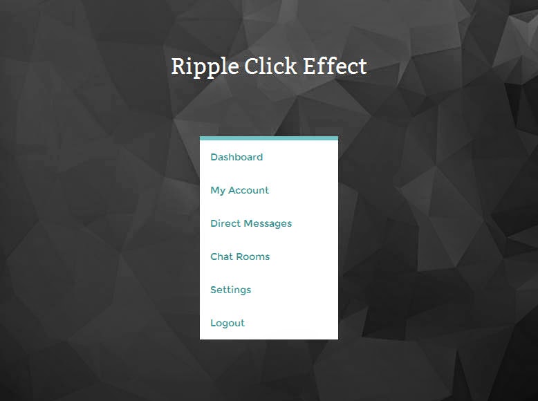 Ripple Click Effect From Google Material Design Using jQuery & CSS3