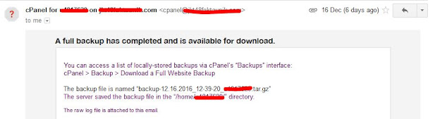 Tutorial Backup Website Melalui cPanel