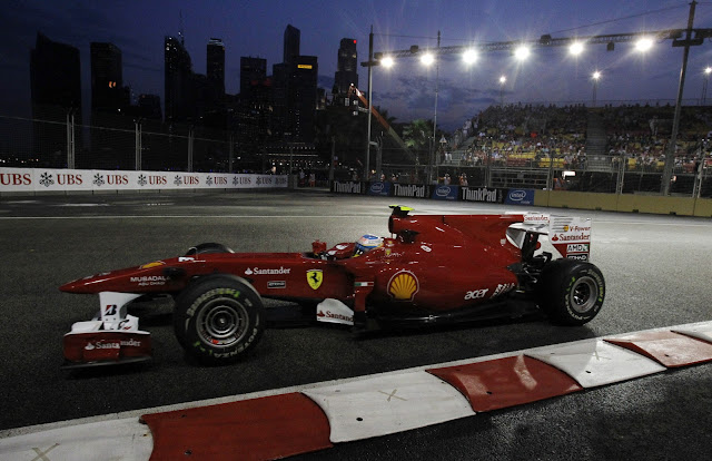 Alonso en Singapure F1