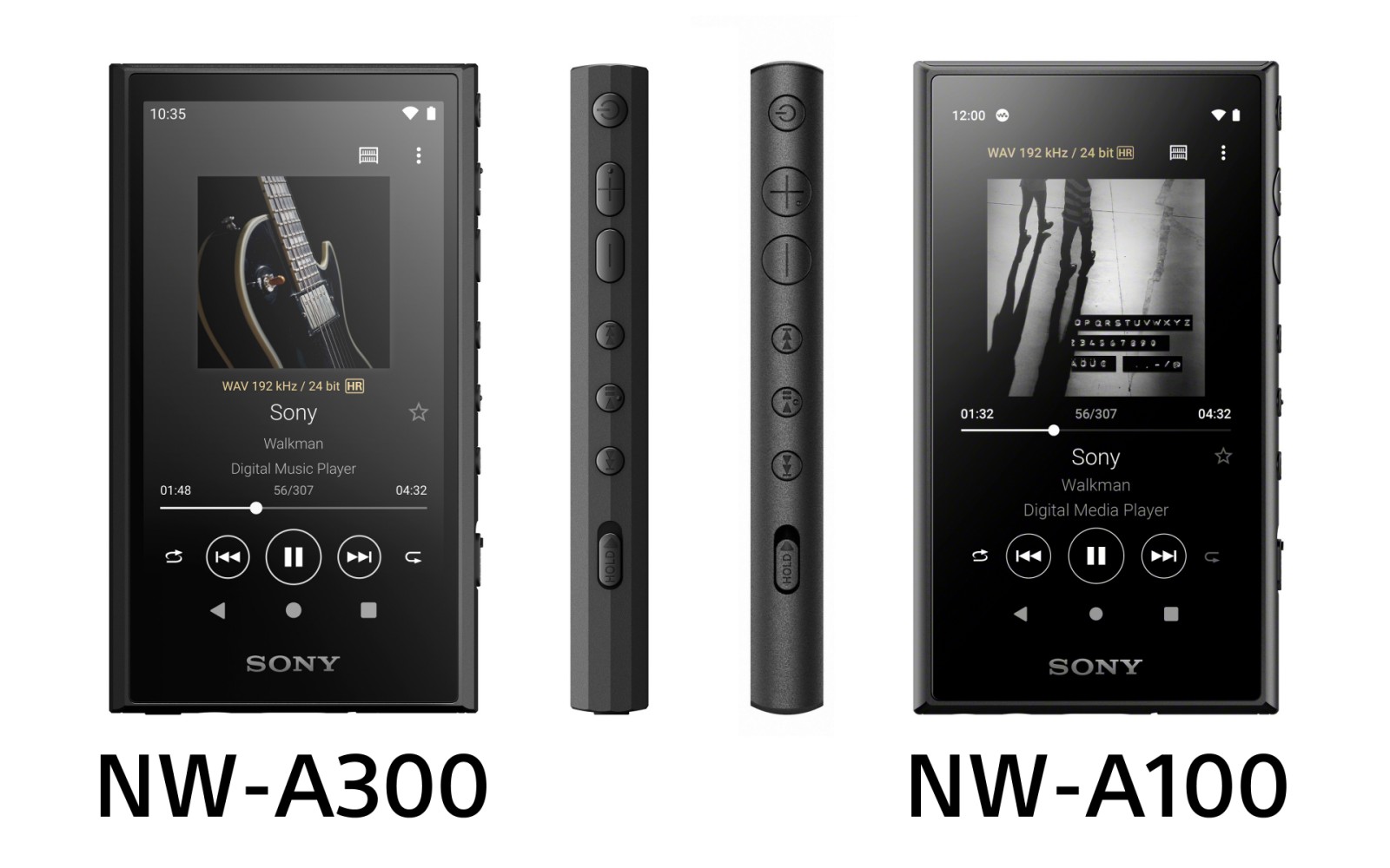 The Walkman Blog: Comparison: Sony NW-A100 and NW-A300