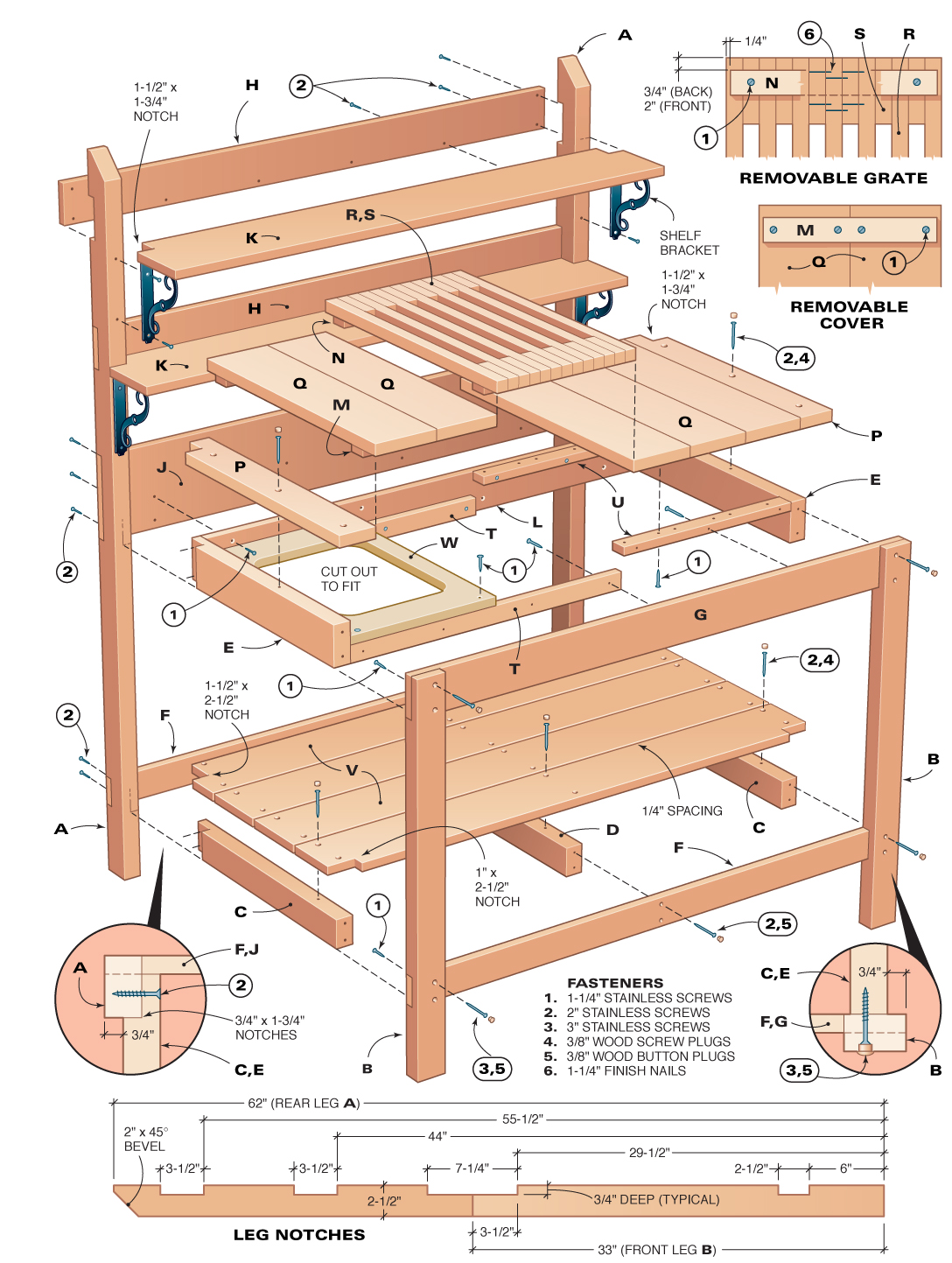 The Urban Domestic Diva: CRAFTS: A Victorian Country Potting Bench