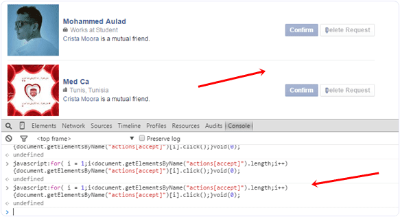 Accept or confirm all facebook friend request script runHow To Accept All Pending Friend Requests With Single Clickbalitrixzone