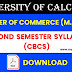 Calcutta University M.Com Second Semester CBCS Syllabus | CU M.Com Second Semester Syllabus Download | Download University Of Calcutta M.Com Second Semester CBCS Syllabus