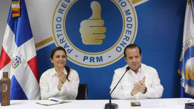 José Paliza y Carolina Mejía, principales autoridades del PRM