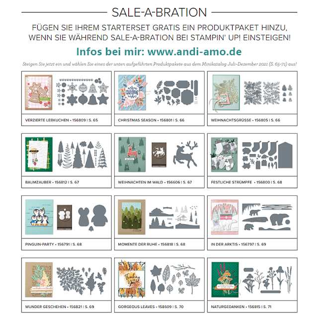 Stampin Up Einsteiger-Angebot Sale-A-Bration 2021