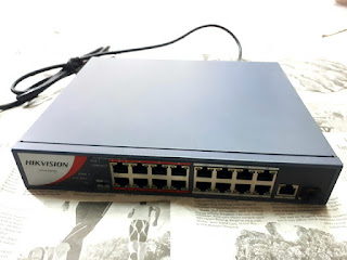 HIKVISION Ethernet Switch 16 Ports Fast Ethernet Unmanaged POE Switch Seken