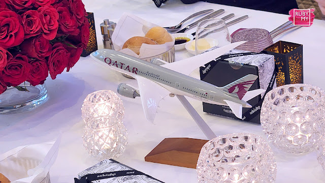 MENU BAHARU BUSINESS CLASS QATAR AIRWAYS OLEH DATUK CHEF WAN