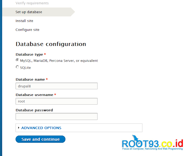 konfigurasi akses ke database