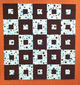 Quick Quilt, Donation Quilt, 2 Fabric Quilt, 2 Color Quilt