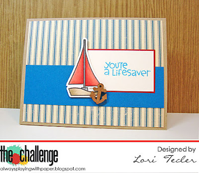 You're a Lifesaver card-designed by Lori Tecler/Inking Aloud-stamps and dies from Paper Smooches