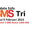 MULAI 9 FEBRUARI 2016 TARIF SMS TRI BERUBAH