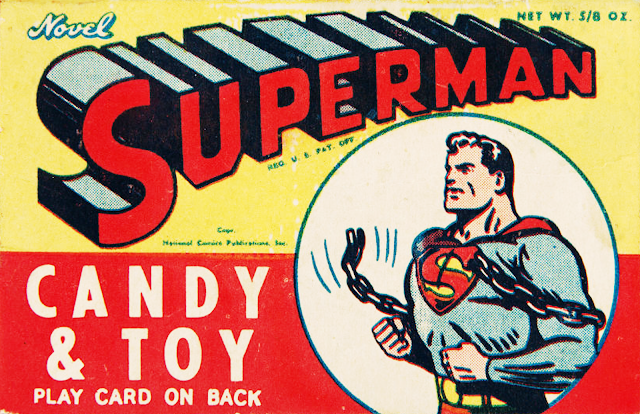 1960 Novel Package Corporation : Superman Candy & Toy