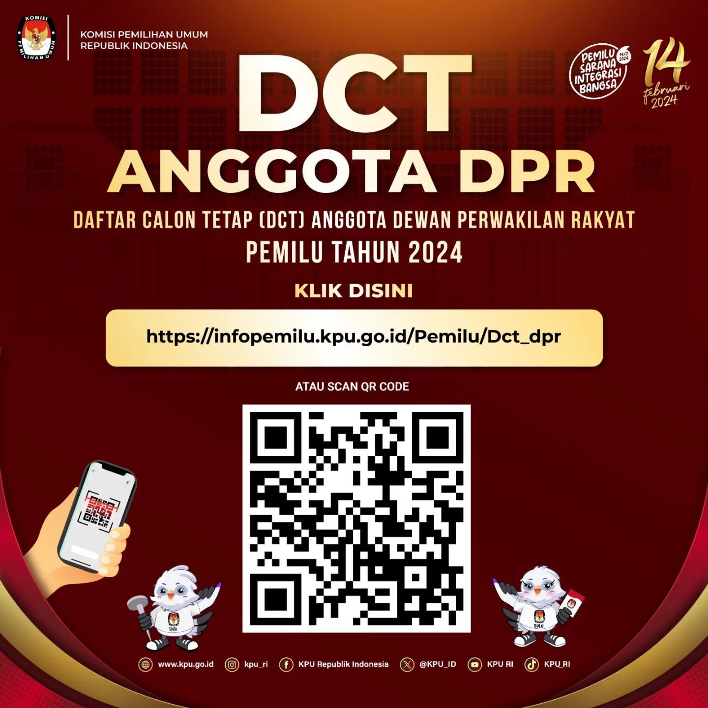 #DCT ANGGOTA DPR Pemilihan Umum Tahun 2024