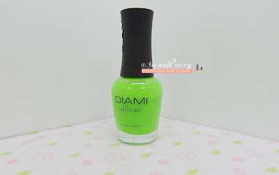 DIAMI nail lacquer, Green color nail lacquer, Green Nail Polish, nail products