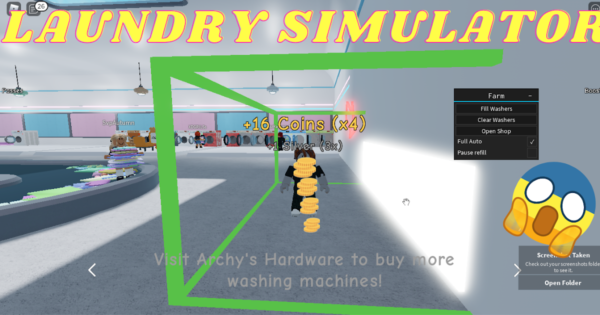 Laundry Simulator OP GUI Script!