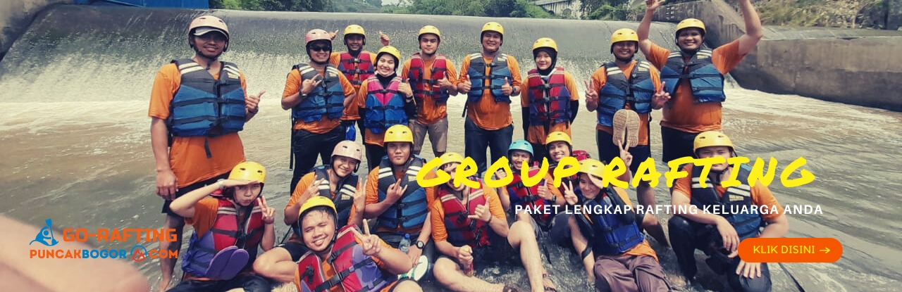 lintasan jeram di sungai Cisadane bogor