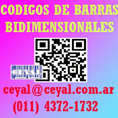 CODIGOS DE BARRAS BIDIMENSIONALES