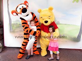 Pooh and Tigger at Disney World
