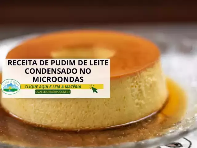 Receita de Pudim de Leite Condensado no Microondas