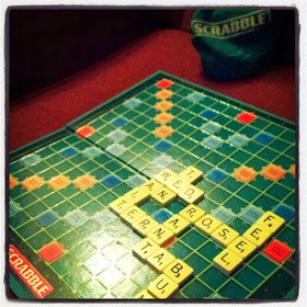 Scrabble board game