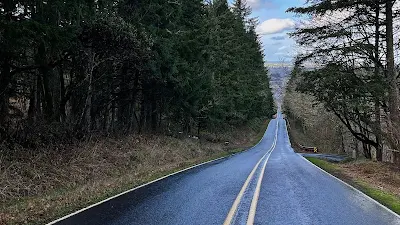 Paisagem Natural com Estrada Longa