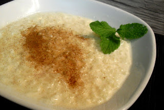 Arroz con leche al aroma de vainilla sin lactosa.