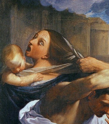 Guido Reni, La matanza de los Inocentes, 1611 (detalle)