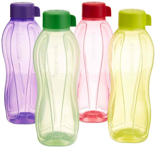 Tupperware Aqua-safe Plastic Water Bottle