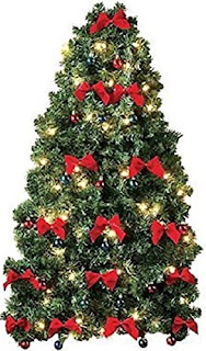 classically decorated christmas tree