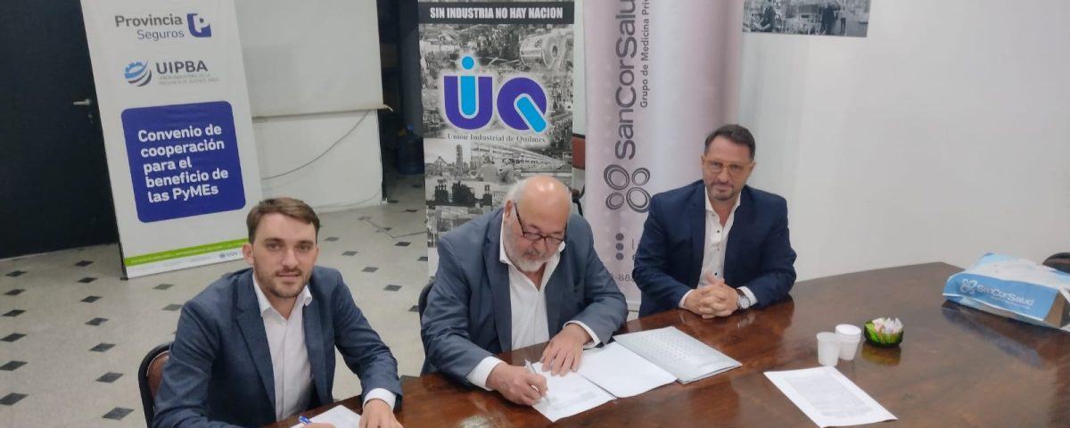 La Unión Industrial Quilmes firmó acuerdo con Sancor Salud en beneficio de sus empresas asociadas