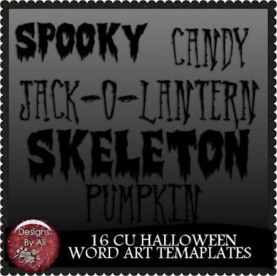 http://designsbyali.blogspot.com/2009/09/cu-halloween-word-art-templates.html