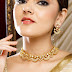 Buy Rubans 24K Gold-Plated Zircon Studded Temple Necklace Set 69% Off