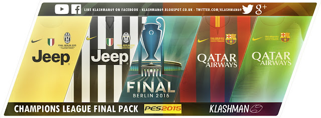 PES 2015 Champions League Final Kit Pack 