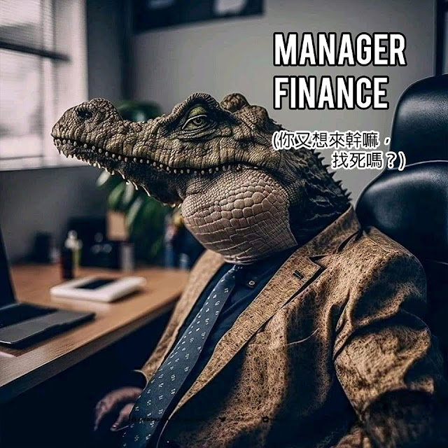 辦公室梗圖 - Manager Finance / 財務經理